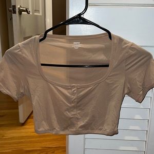 Skims Fits Everybody Cropped Henley